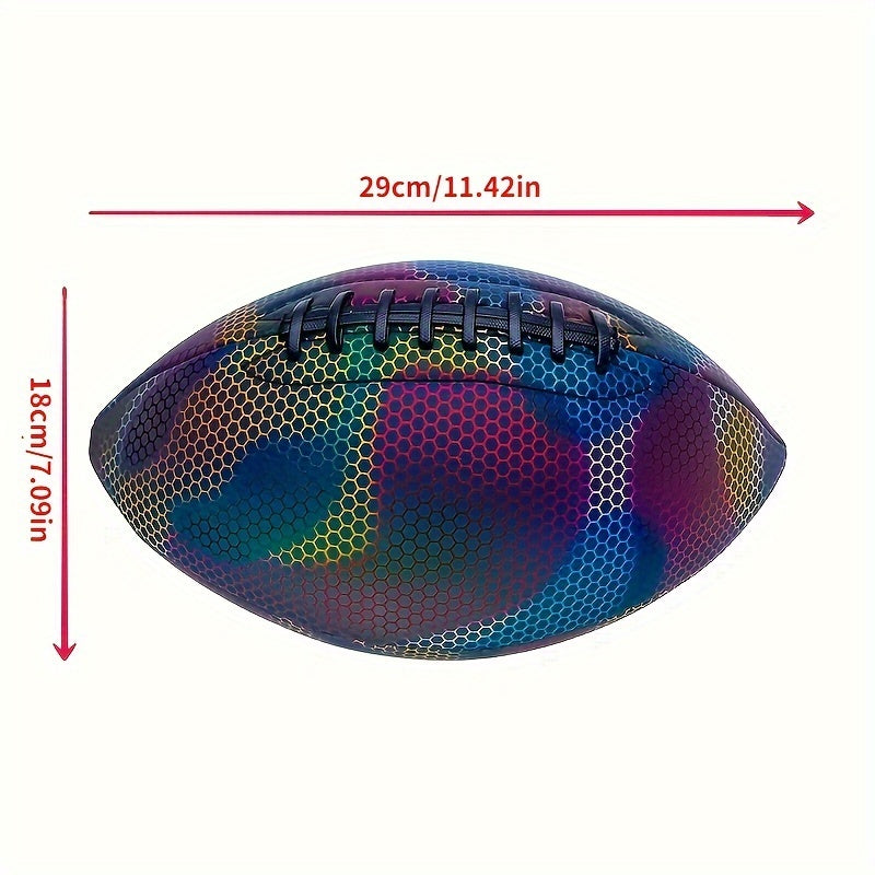 Reflective American Football No 9 PU Rugby For Game Training