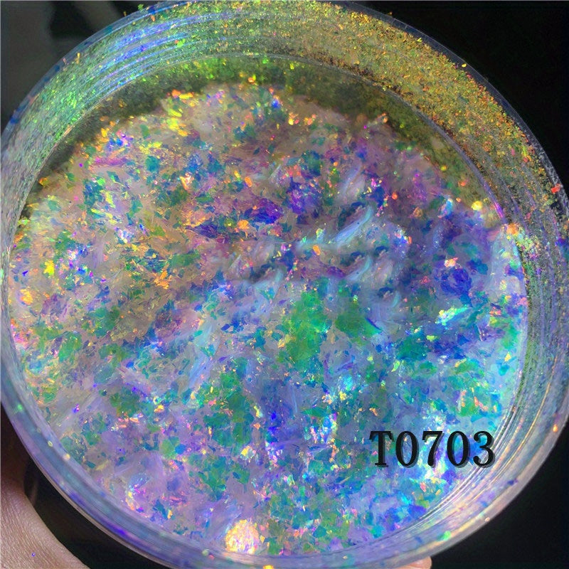 Chrome Chameleon Eyeshadow Flakes - Waterproof Rainbow Pigment