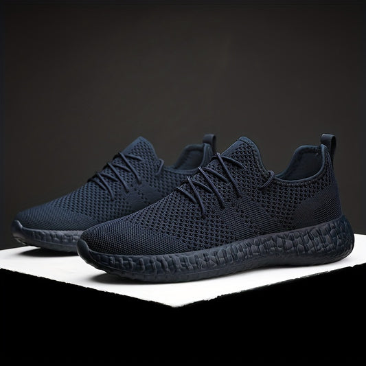 Men's Lace up Sneakers Odor resistant Athletic Shoes Lightweight