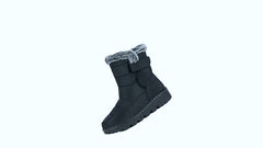 Women's Solid Snow Boots Fur Lined Platform Winter Boots