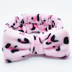 Leopard Print Hair Band For Washing Face Skincare