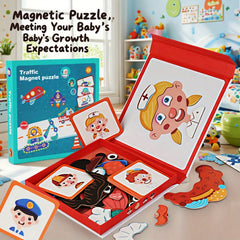 Magnetic Puzzle Game Face Changing Magic Toy for Kids