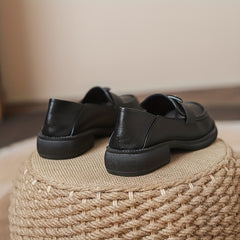Women's Triangle Decor Loafers Slip On Walking Shoes