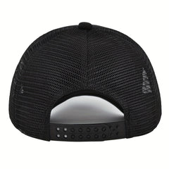 Mesh Trucker Hat Solid Baseball Cap Lightweight Adjustable Dad Hat