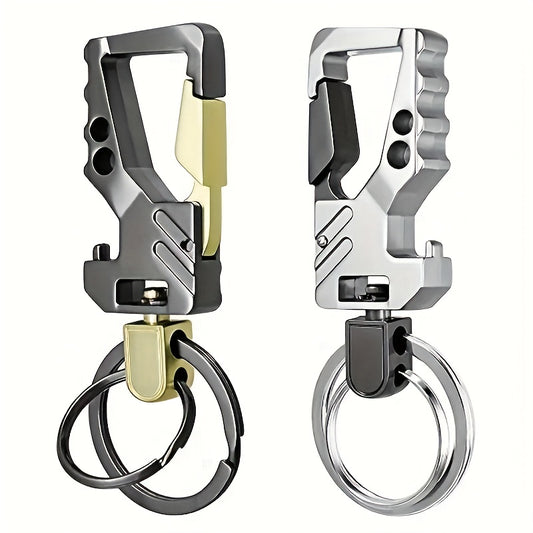 Metal Key Ring Bottle Opener Carabiner Keychain Clip