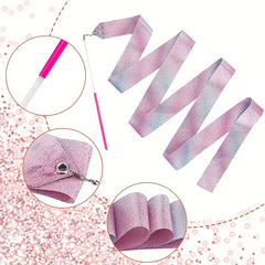 Gymnastic Ribbon Dance Ribbon Twirling Baton 199