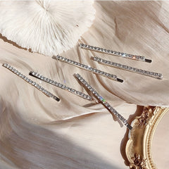 5pcs Rhinestone Hair Clip Bobby Pin Hair Barrette Hair Slides Clip Non Slip