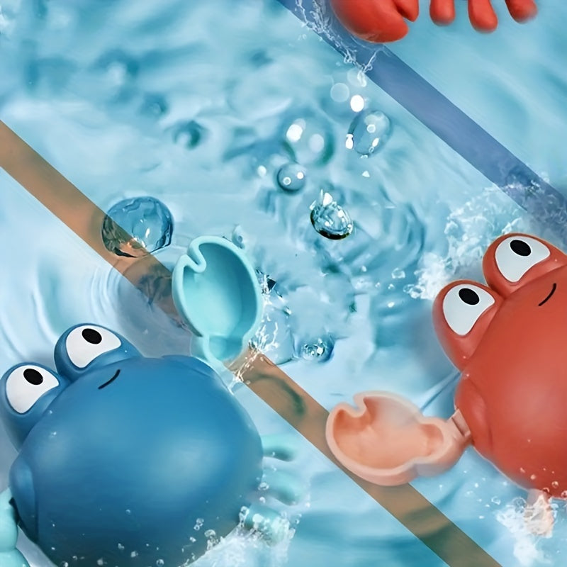 One Piece Bathroom Swimming Bath Toy Splash Cartoon Crab for Infants