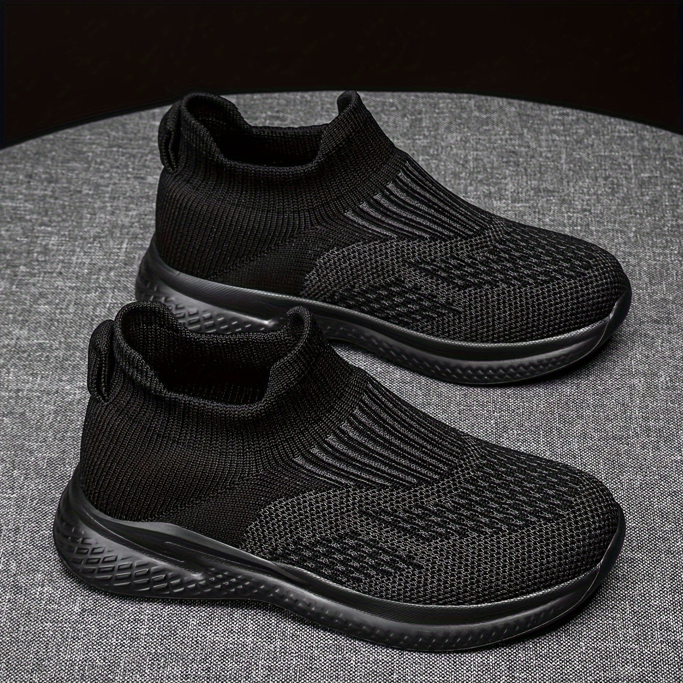 Girl's Slip On Sock Shoes Breathable Non Slip Sneakers