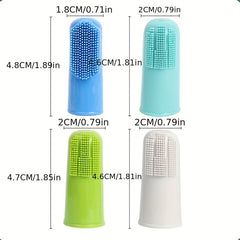 Pet Finger Toothbrush Dog Toothbrush Oral Cleaning Cat Toothbrush