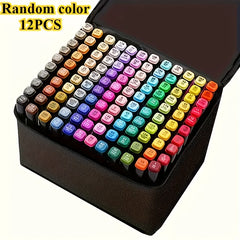 Dual Tip Marker Pen Set for Comics & Sketches - Perfect Holiday Gift