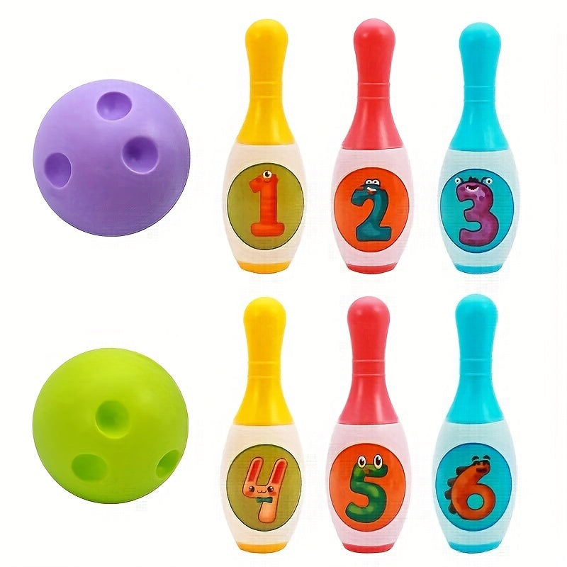 Mini Bowling Toy Interactive Leisure Indoor And Outdoor Sports Games