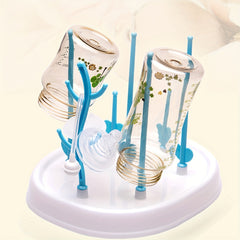1pc Bottle Drying & Storage Rack