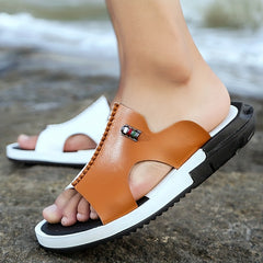 Men's Non Slip Slides Beach Shoes Summer