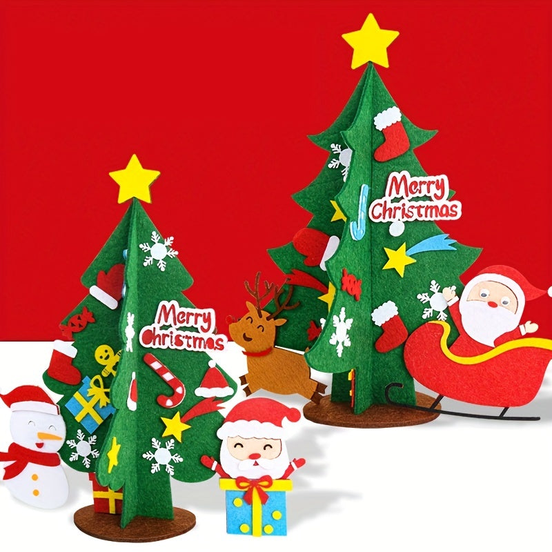 DIY Desktop Christmas Tree Material Package Ornaments Decorations