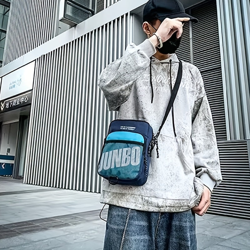 Men's Diagonal Shoulder Bag Classic Student Single Shoulder Bag