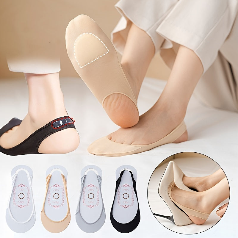 Hollow Slingback Ankle Socks Non slip