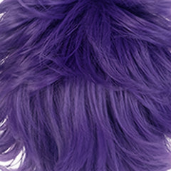 Anime Cosplay Wig Purple Spiky Short Hair Halloween Party Role Play Wigs