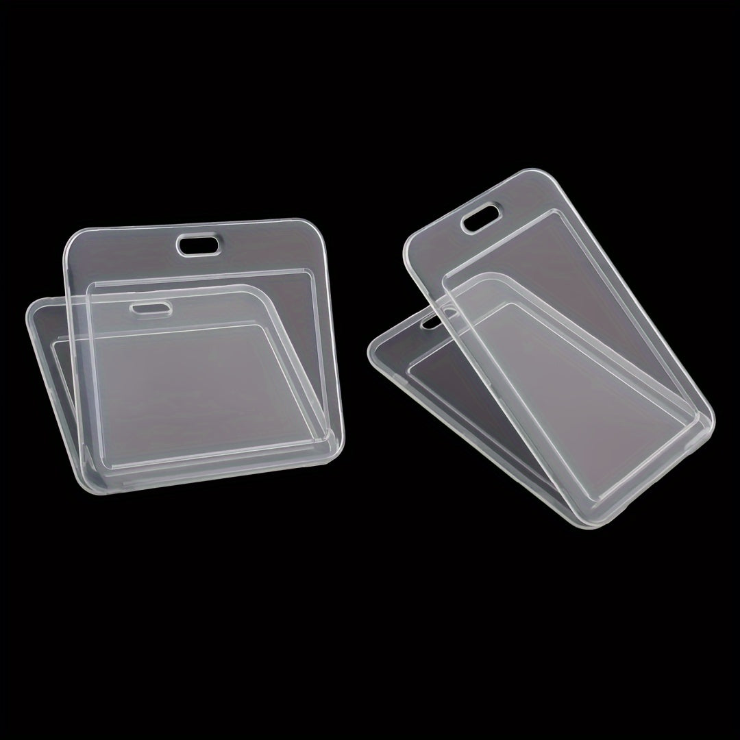 10pcs Transparent Card Covers for Students' Cards