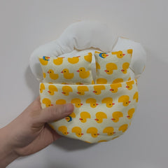 3pcs Cloth Dollhouse Bedding Pillow Set