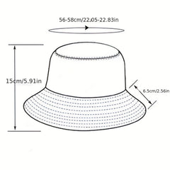 Tie Dye Reversible Bucket Hat Sun Protection