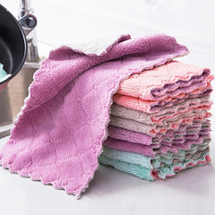 10-Pc Kitchen Towel & Dishcloth Set Random Colors