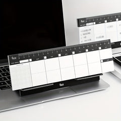 Scaffold Notepad with Ruler Week Planner