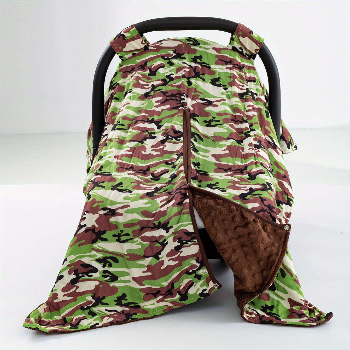Camouflage Print Baby Car Seat Sunshade Cover