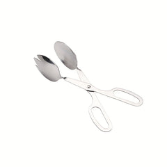 1pc Stainless Steel Kitchen Tongs Salad Clips Multipurpose Kitchen Clips