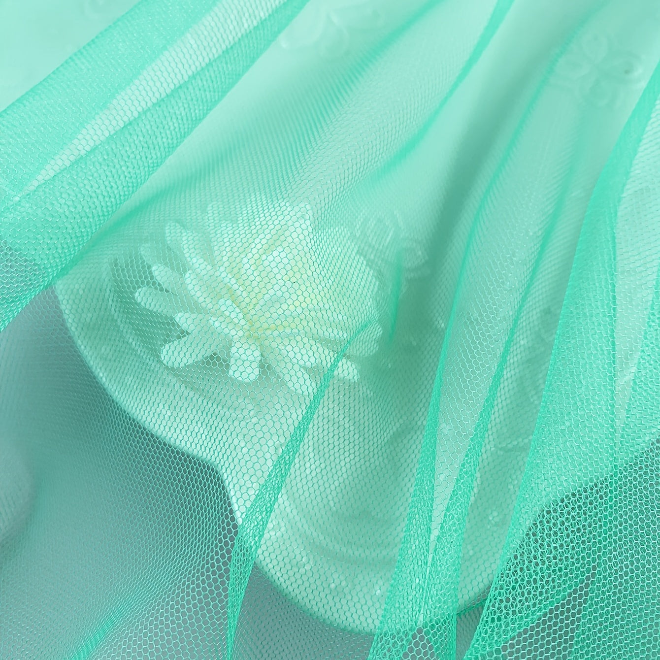 Green Mesh DIY Costume Wedding Dress Headwear Accessory