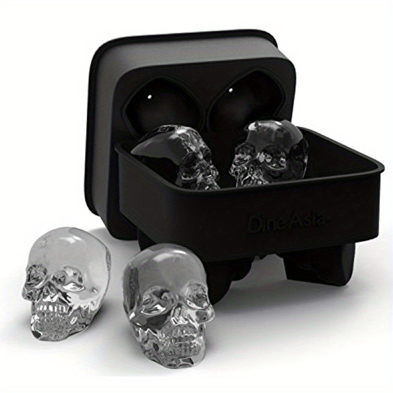 Skull Ice Ball Mold Silicone Flexible Ice Cube Trays