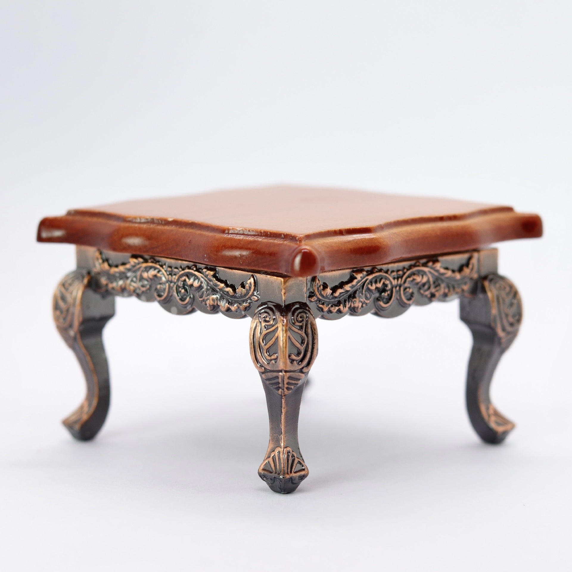 Mini Retro Furniture Square Table Living Room Playhouse Props