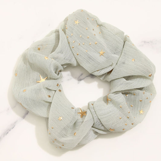Star Hair Scrunchies Elastic Hair Bands Ponytail Hair Ties