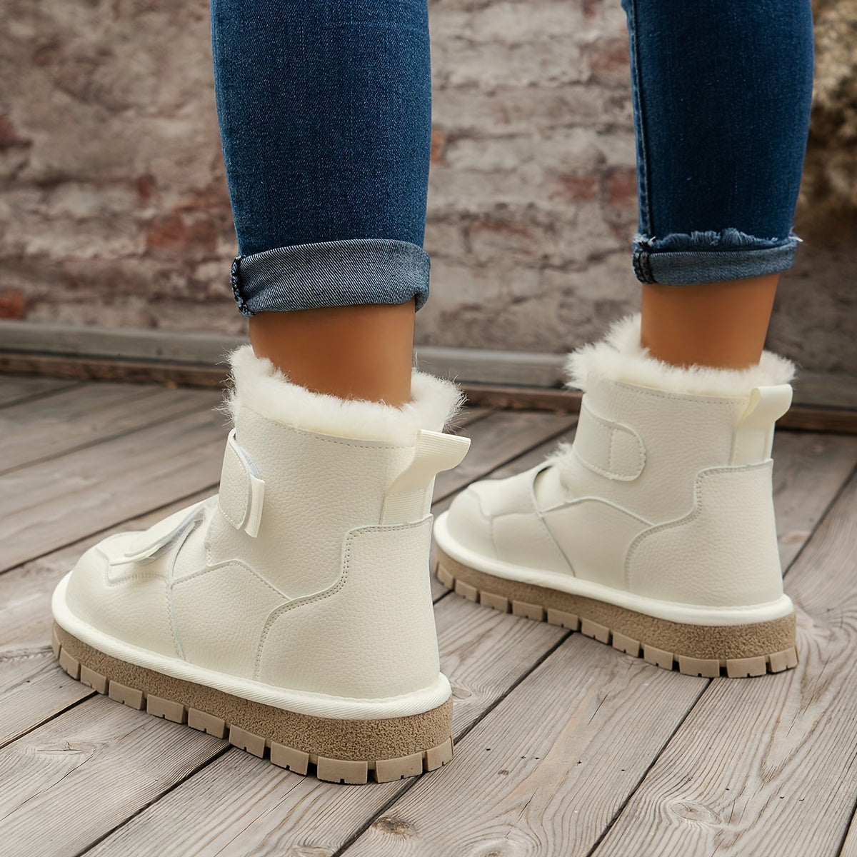 Women's Waterproof Snow Boots Non slip Comfortable Warm Shoes