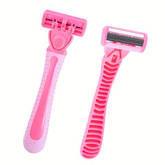 6-Layer Stainless Steel Razor for Men with Safety Blade