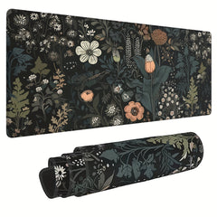 Boho Flowers Large Gaming Mouse Pads Non Slip Office Desk Mat