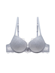 Flower Lace Bra Bow Push Up Lingerie