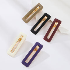 5pcs Hollow Duckbill Snap Clip Non Slip Hair Accessory