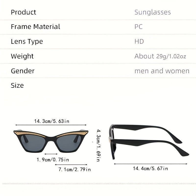 Y2K Owl Sunglasses Mod Gradient Anti Glare UV400