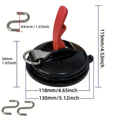 Heavy Duty Suction Cup Anchor Hooks for Car, Kitchen, Bathroom