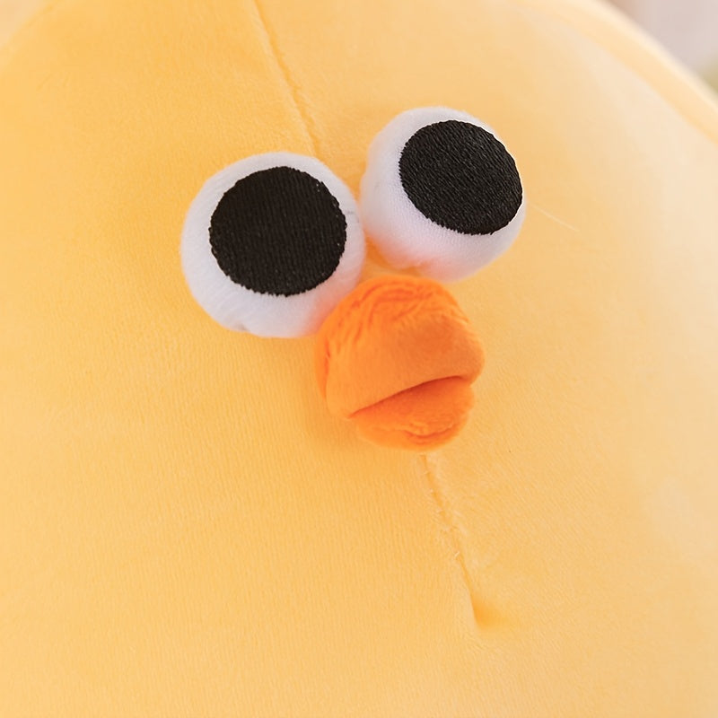 Yellow Chicken Stuffed Toy Comfort Doll Throw Pillow