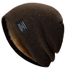 Stay Warm This Winter Knit Hats with Plus Velvet