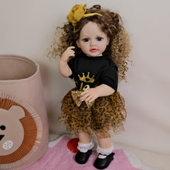 55 Reborn Doll Wavy Synthetic Wig Comic Book Theme Costume Gift