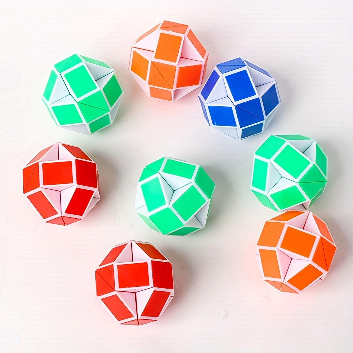 Colorful Magic Snake Puzzle Toy - Educational Gift for Kids