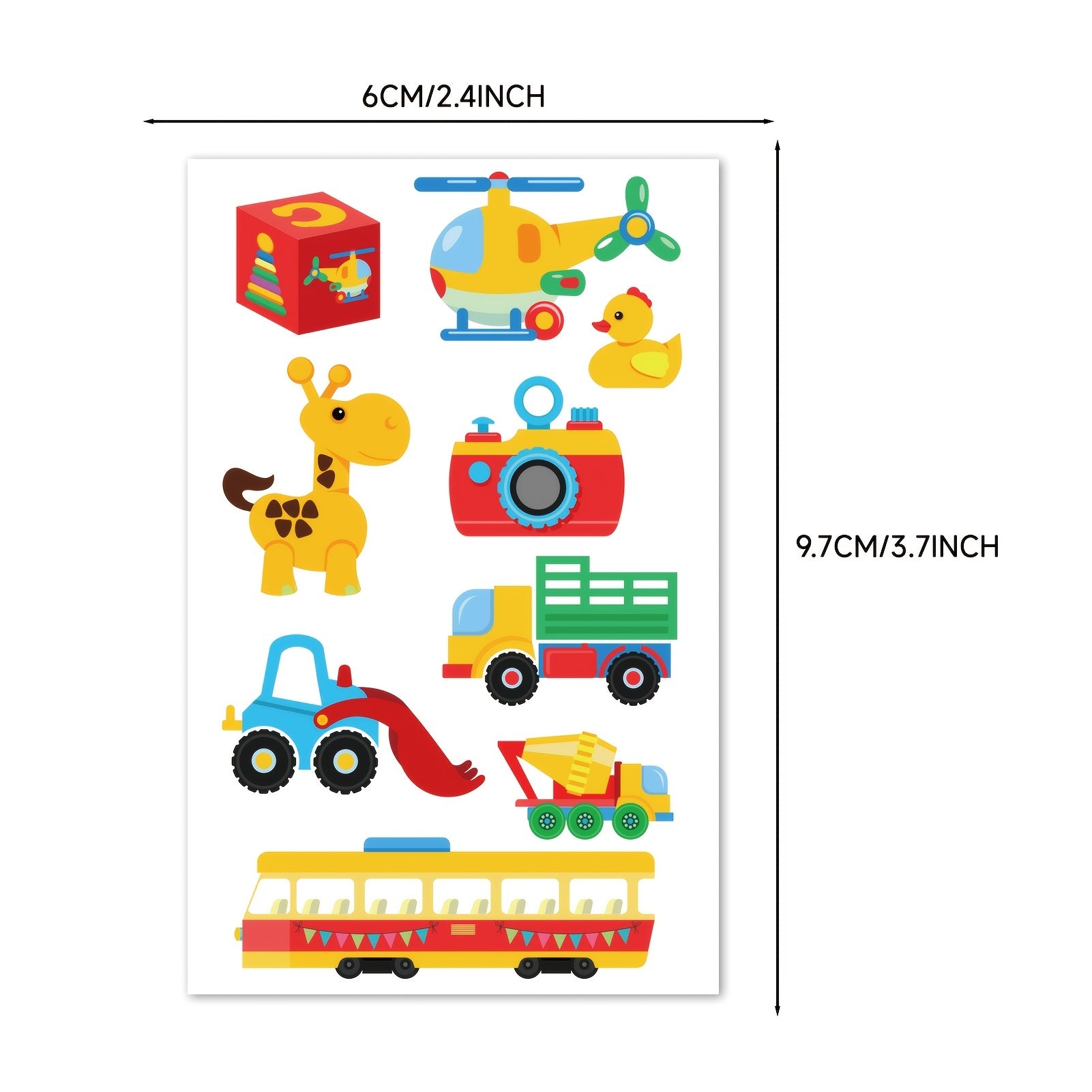 2100 Styles 168 Sheets Temporary Tattoos For Kids