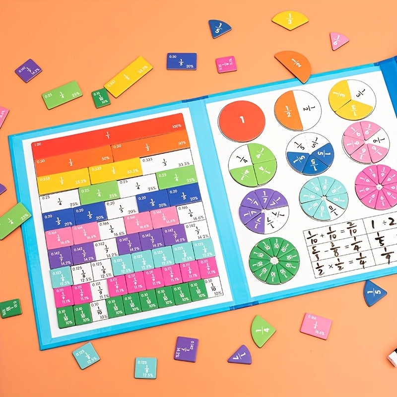 Interactive Fraction & Number Recognition Educational Toy Book