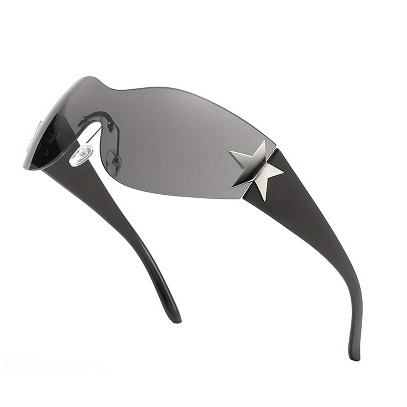 Men's Y2K Aviator Sunglasses Pentagram Sports Eyewear