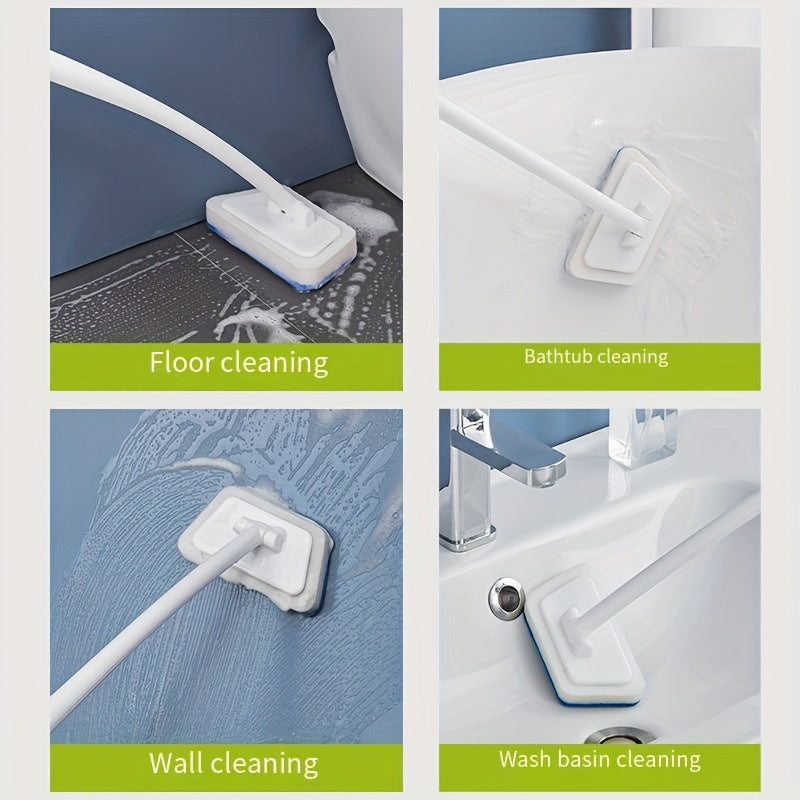 Sponge Brush Set for Bathroom Kitchen Tile Cleaning