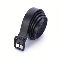  Vintage Leather Belt Reversible Pin Buckle Belt