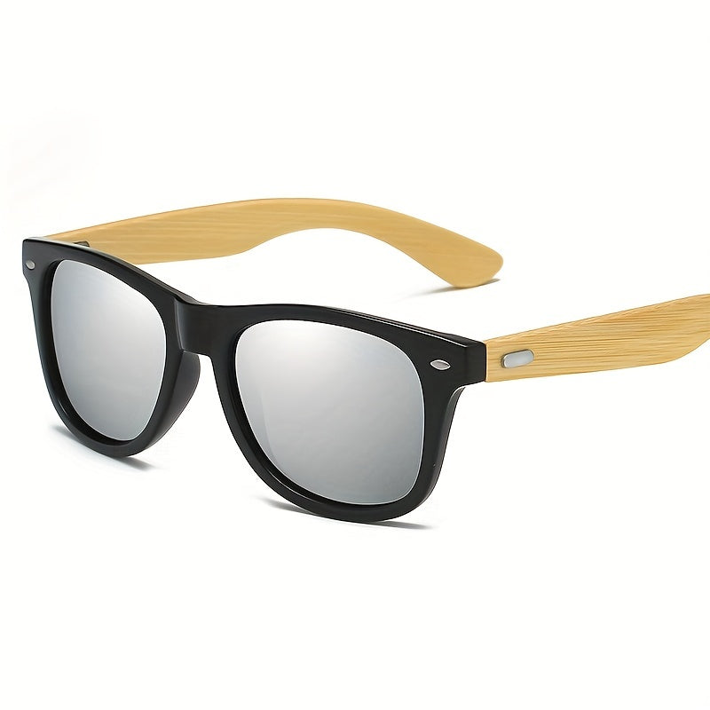 Men's Wood UV Resistant Sunglasses for Outdoor Party